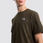 T-shirt uomo the north face evolution simple dome verde