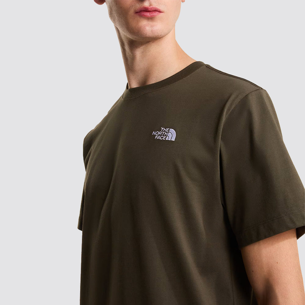 T-shirt uomo the north face evolution simple dome verde