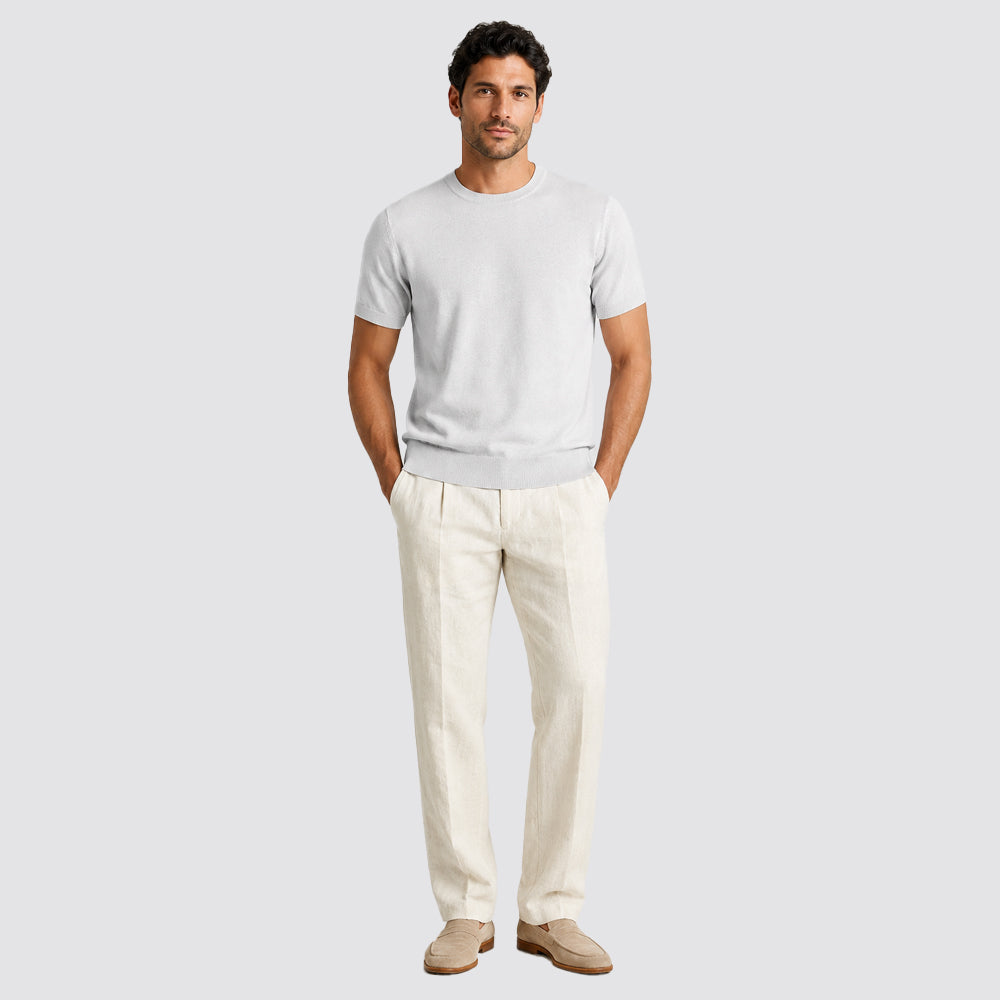 T-shirt uomo zeybra cotone crepe