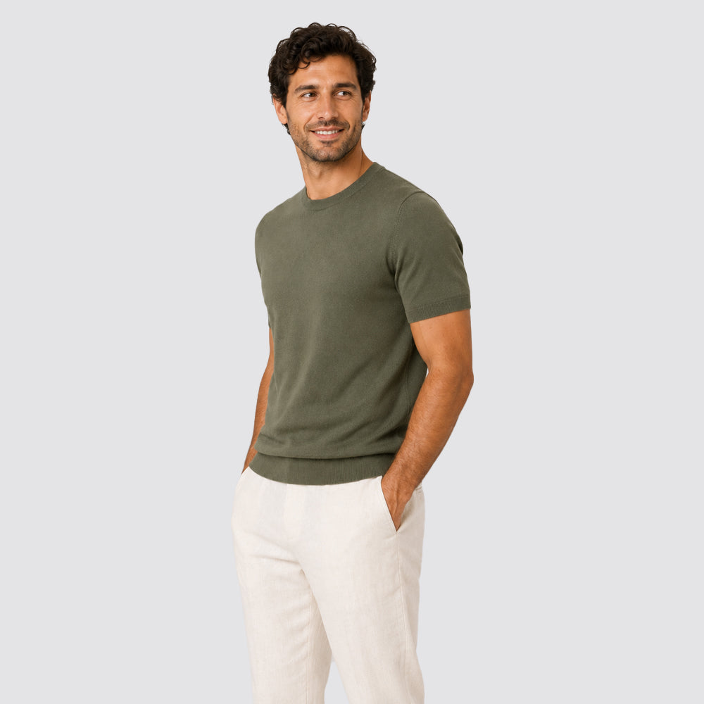T-shirt uomo zeybra cotone crepe aut303