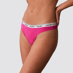 Tanga donna 3 pack vita bassa cotone stretch