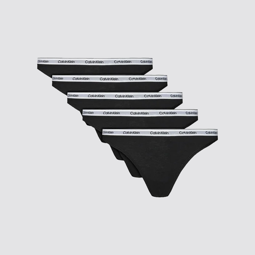 Tanga donna 5 pack vita bassa cotone stretch