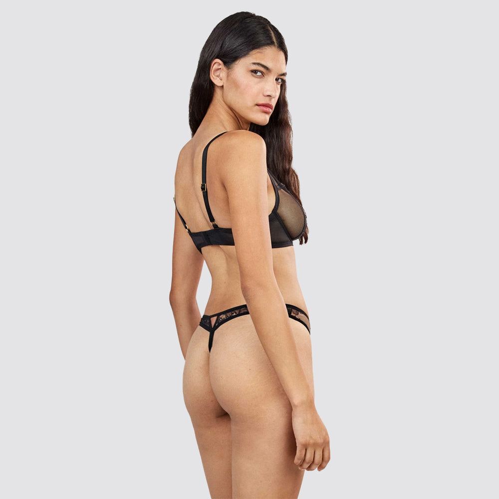 Tanga donna gisela in pizzo 2 pack multicolore