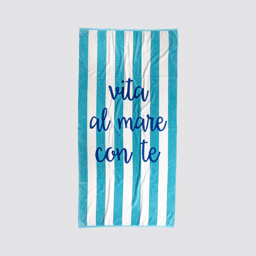 Telo mare 90 x 170 in spugna velour
