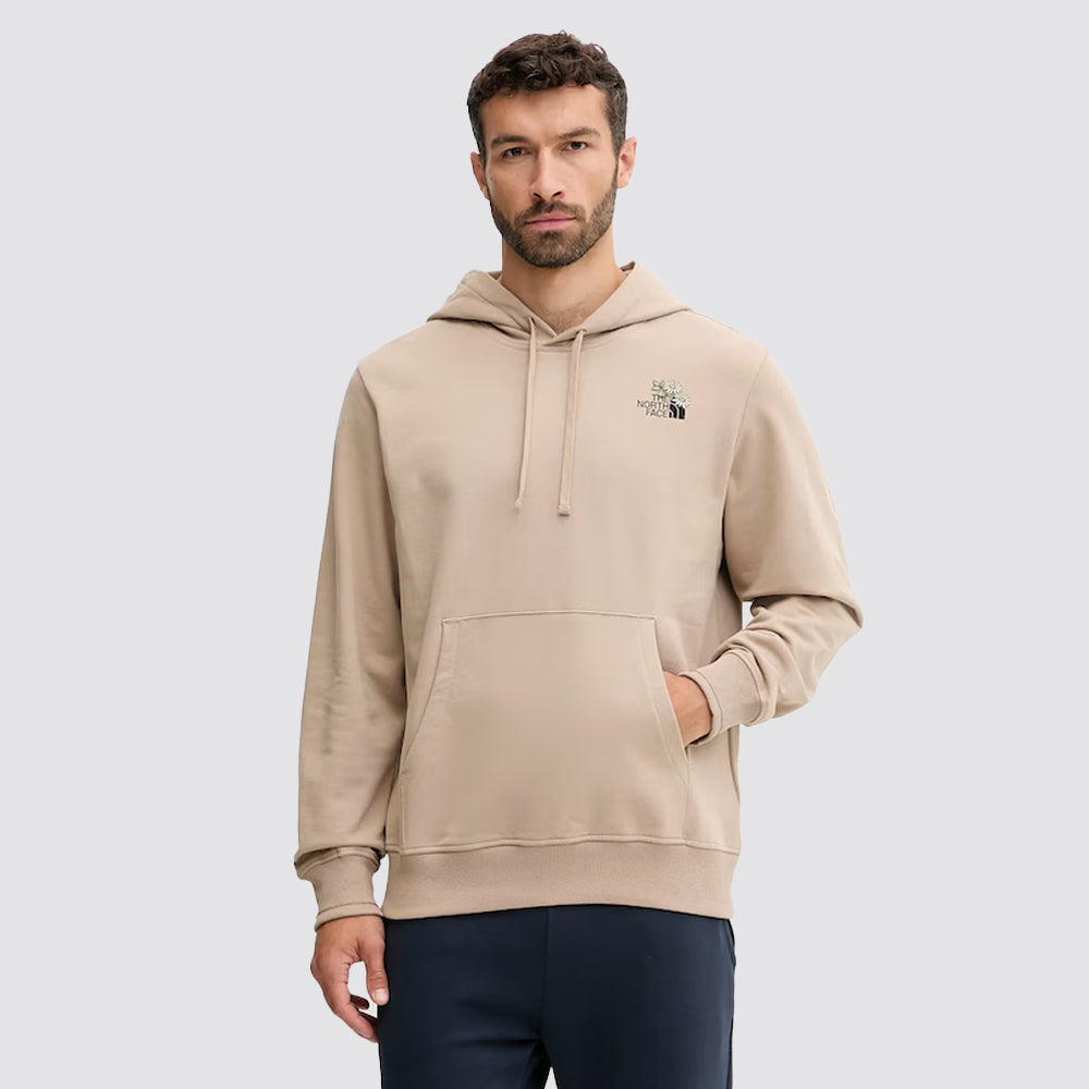 Felpa cappuccio unisex dome flower relaxed