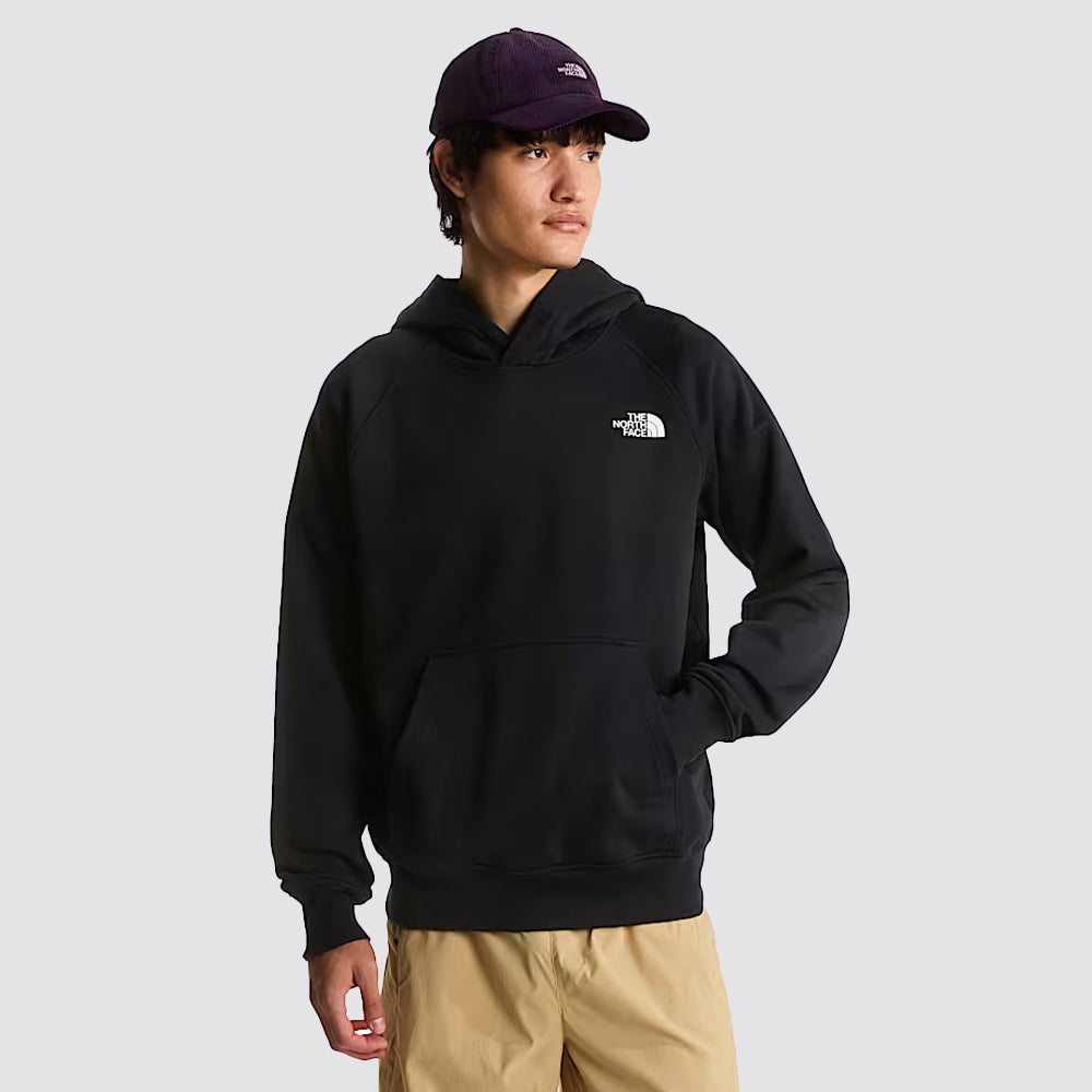 Felpa uomo cappuccio e maniche raglan nse
