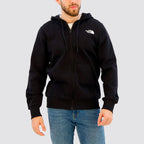 Felpa uomo simple dome full zip e cappuccio
