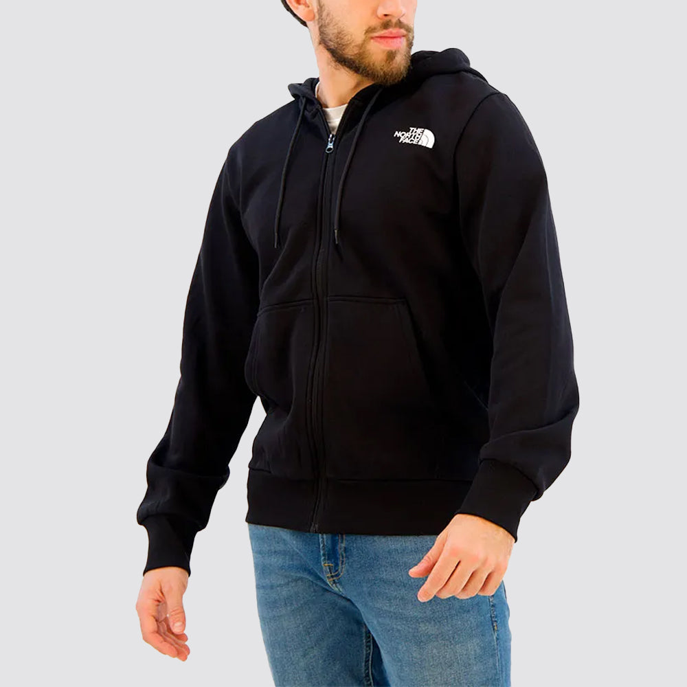 Felpa uomo simple dome full zip e cappuccio