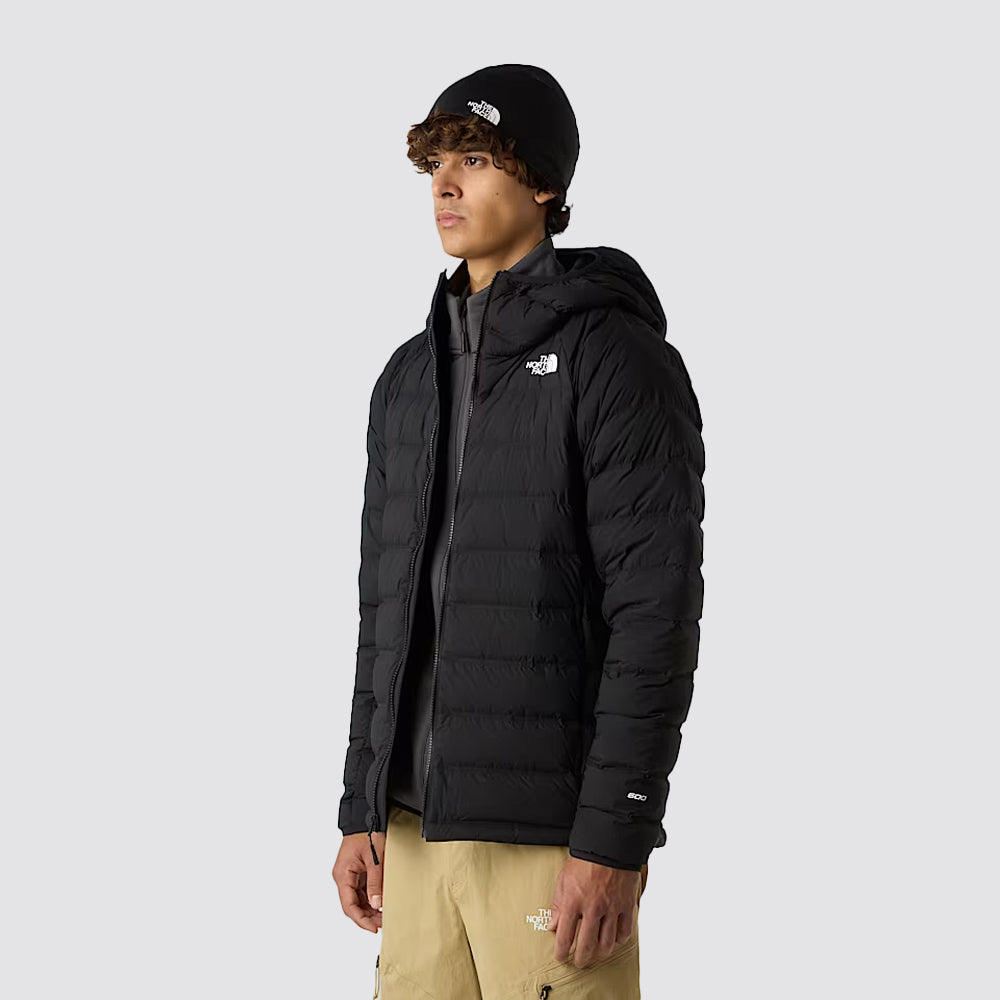 Abseil piumino uomo con cappuccio stretch