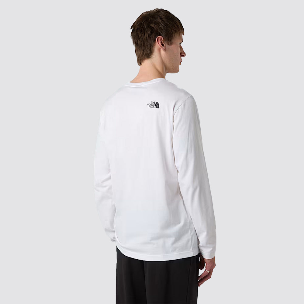 T-shirt a maniche lunghe simple dome da uomo