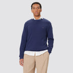Tommy hilfiger felpa uomo girocollo waffle