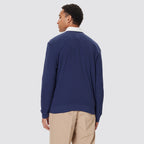 Tommy hilfiger felpa uomo girocollo waffle