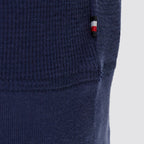 Tommy hilfiger felpa uomo girocollo waffle