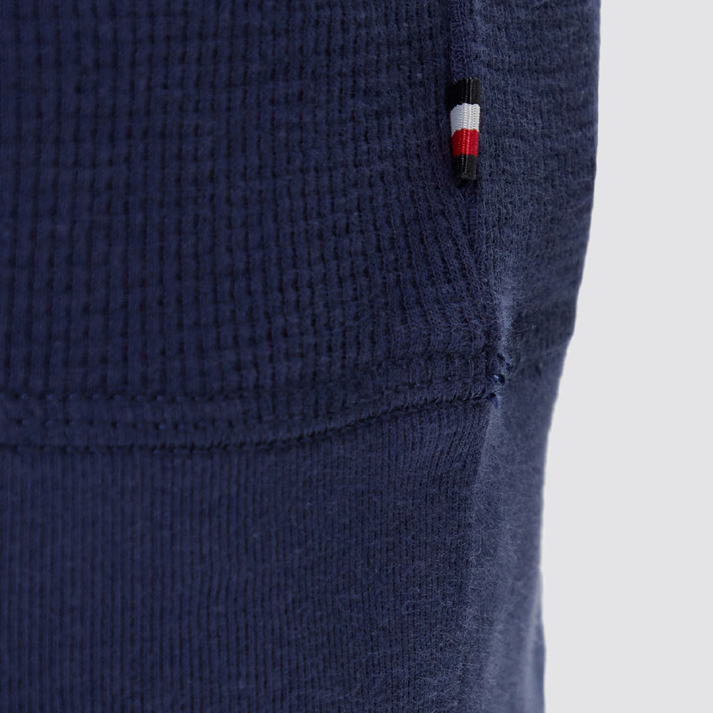 Tommy hilfiger felpa uomo girocollo waffle