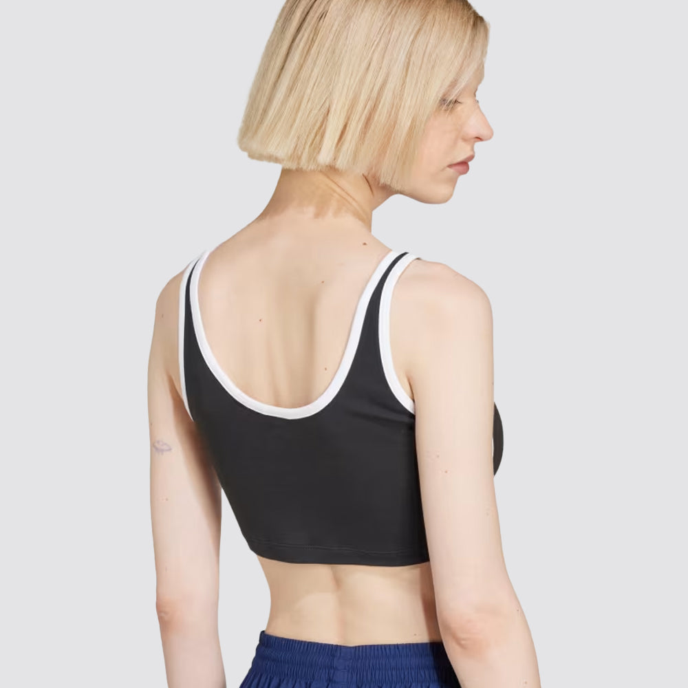 Top donna adicolor 3 strisce bra slim fit