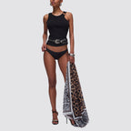 Top donna slim fit in cotone elasticizzato