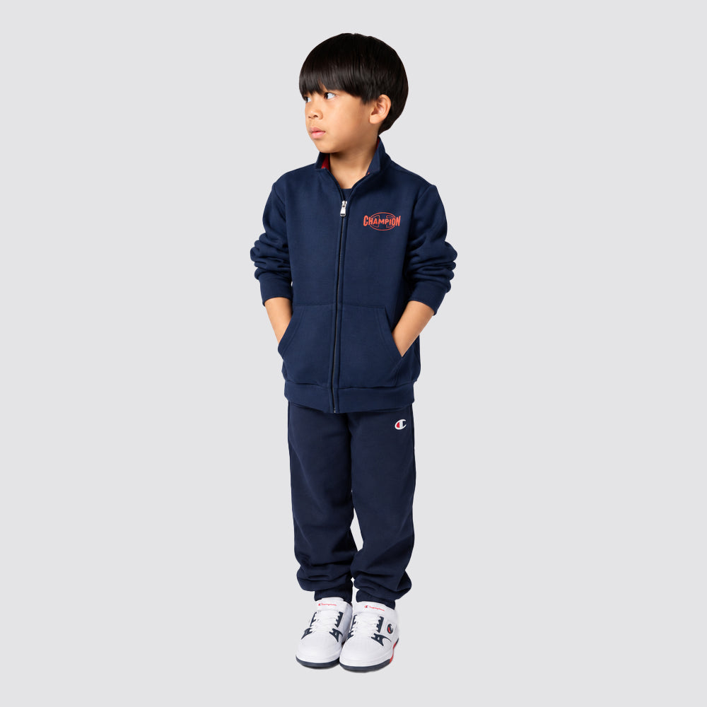 Tuta bambino champion full zip con interno felpato