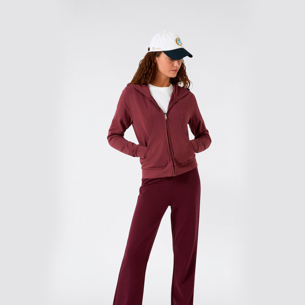 Tuta donna pull zip epantalone palazzo