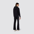 Tuta donna con cappuccio full zip bande laterali