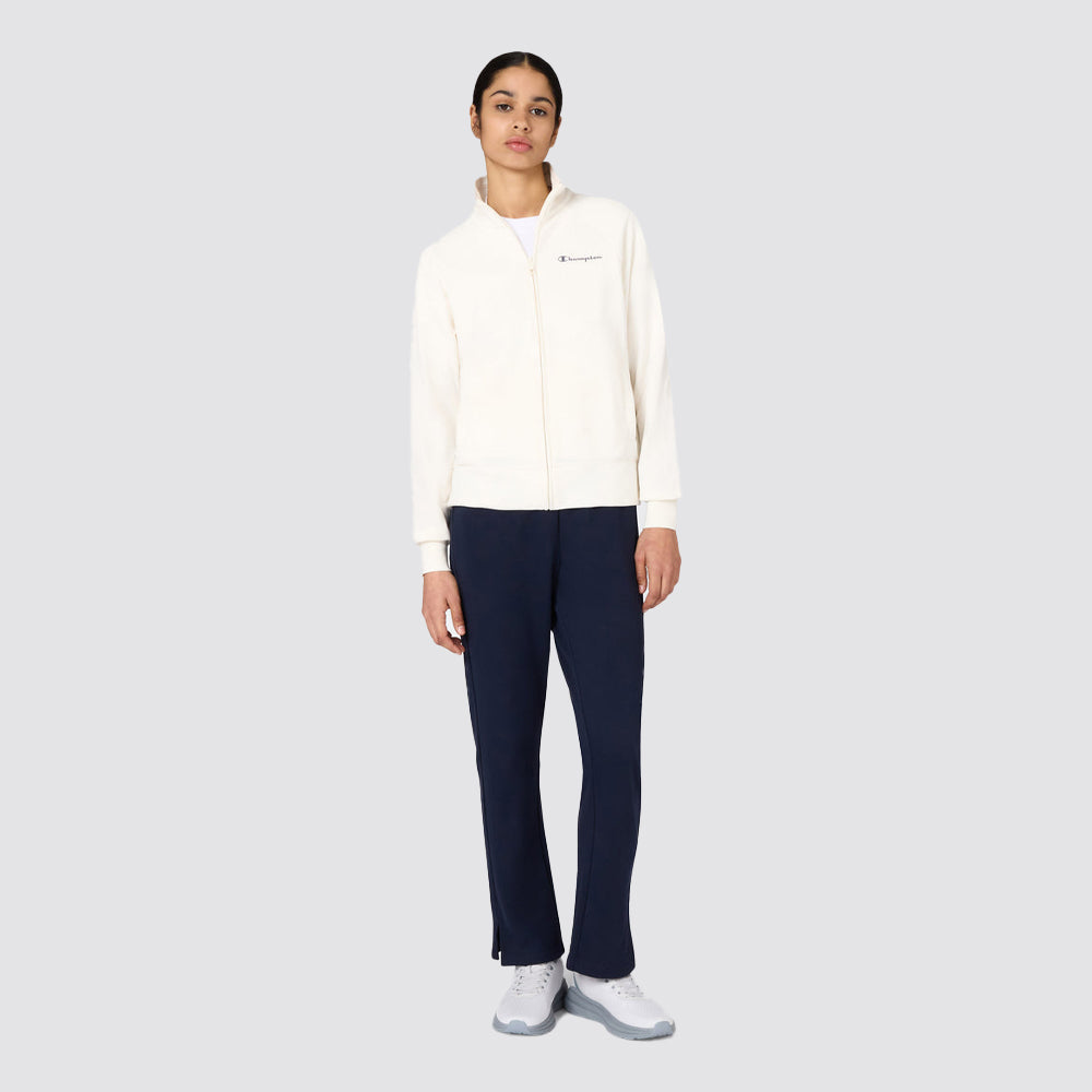 Tuta donna slim fit con zip felpa e pantaloni sportivi