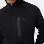 Tuta uomo full zip cappuccio c-tech sportiva