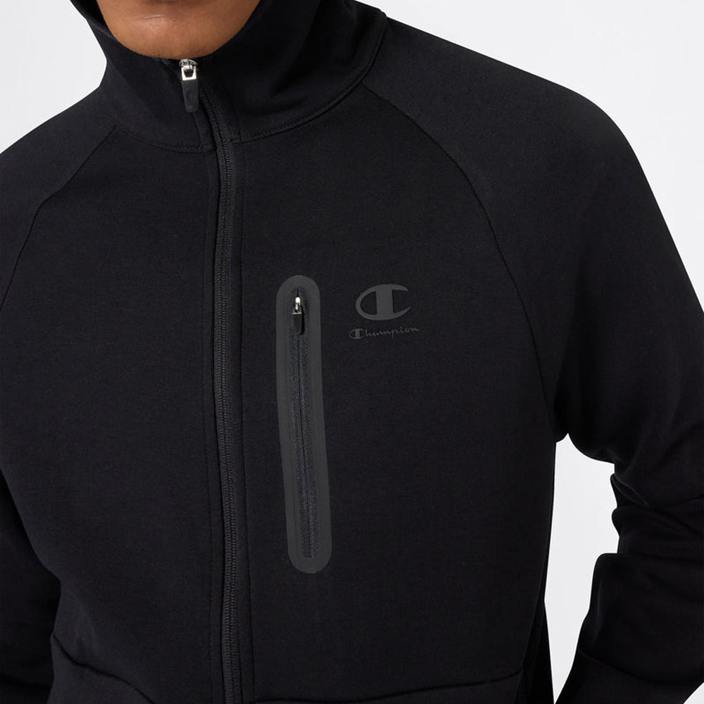 Tuta uomo full zip cappuccio c-tech sportiva