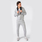 Tuta uomo full zip cappuccio c-tech sportiva