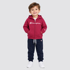 Tuta neonato champion felpata con cappuccio full zip