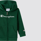Tuta neonato champion felpata con cappuccio full zip