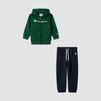 Tuta neonato champion felpata con cappuccio full zip