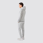 Tuta uomo c tech felpa con zip e cappuccio e pantaloni