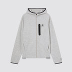 Tuta uomo c tech felpa con zip e cappuccio e pantaloni