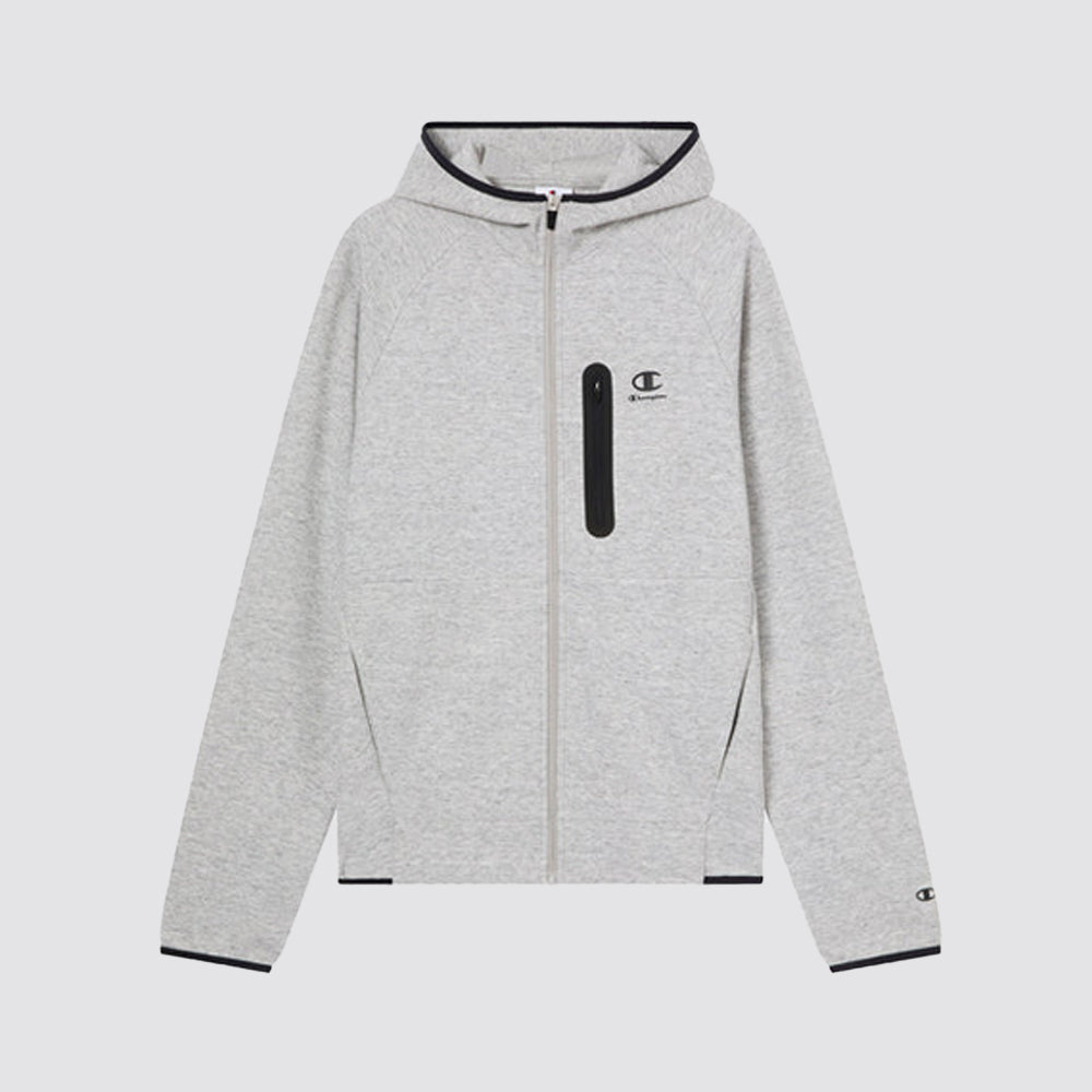 Tuta uomo c tech felpa con zip e cappuccio e pantaloni