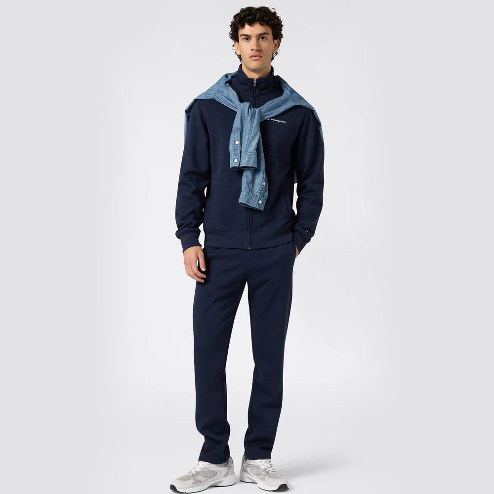 Tuta uomo full zip con pantalone senza polsini