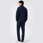 Tuta uomo full zip con pantalone senza polsini
