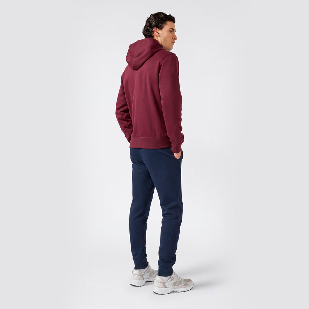 Tuta uomo full zip con cappuccio e pantalone polsin
