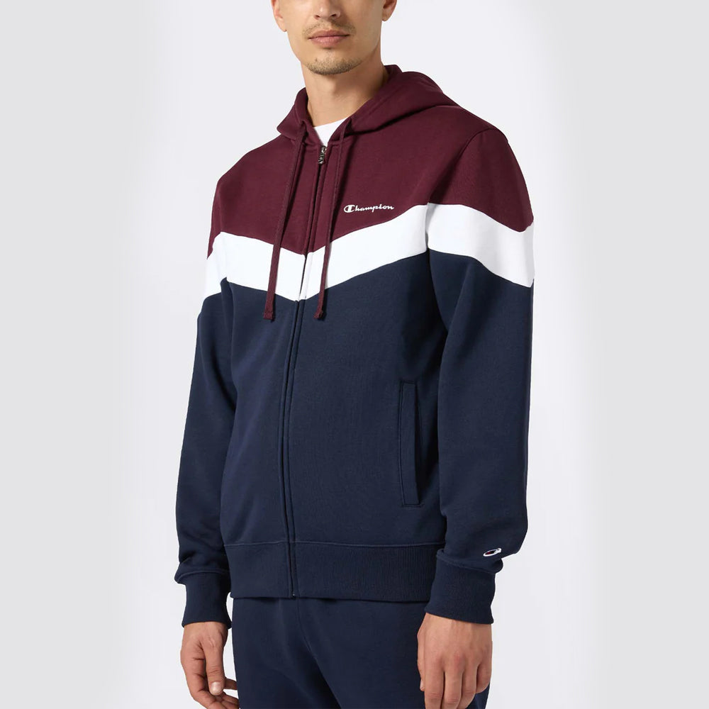 Tuta uomo full zip con pantalone senza polsino