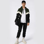 Tuta uomo full zip con pantalone senza polsino