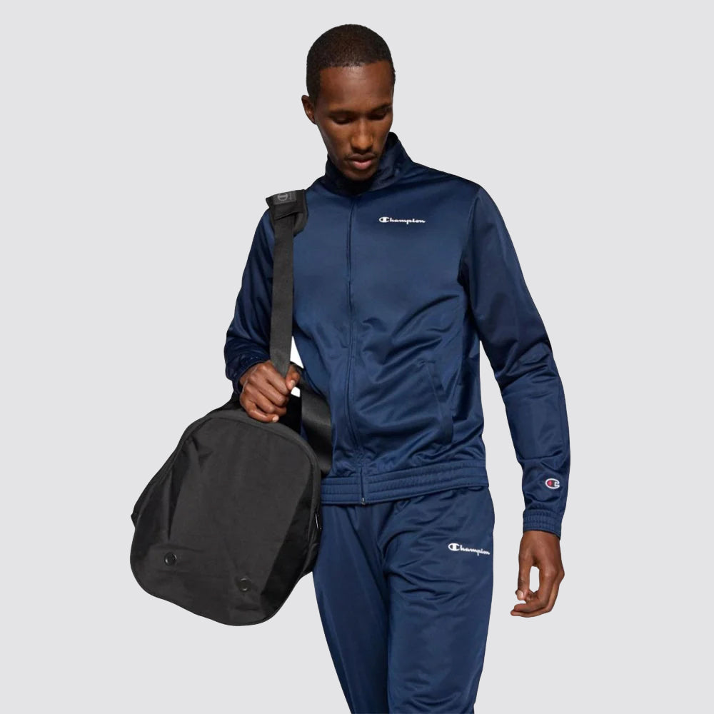Tuta uomo giacca con zip e pantaloni senza polsino