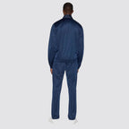 Tuta uomo giacca con zip e pantaloni senza polsino