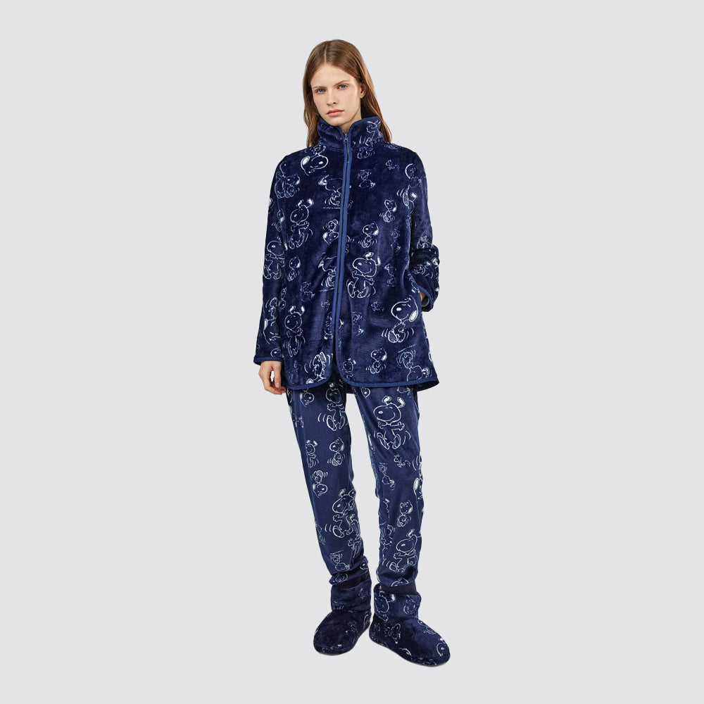 Vestaglia donna gisela snoopy in pile