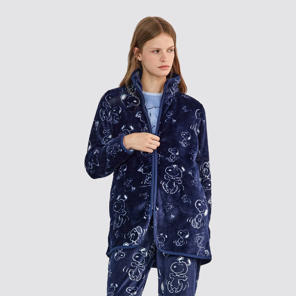 Vestaglia donna gisela snoopy in pile