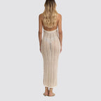 Vestito lungo donna f**k crochet